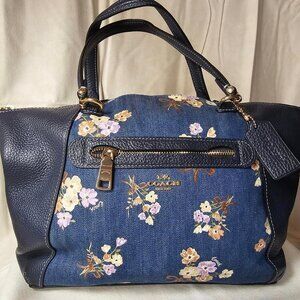 Coach Praire Satchel with Painted Floral Box Print